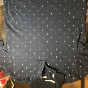 “Old Navy” Navy Blue Anchor Polo